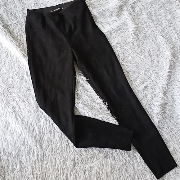 Zara Pants - Zara straight suede like pants size XS